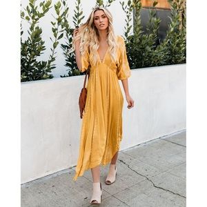 Vici “Maple Sun Kimono Maxi Dress” worn x1